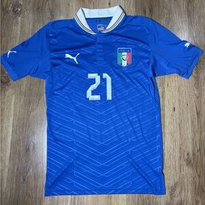 ANDREA PIRLO #21 MENS ITALY ITALIA 2011/2012 SOCCER FOOTBALL SHIRT JERSEY SIZE S